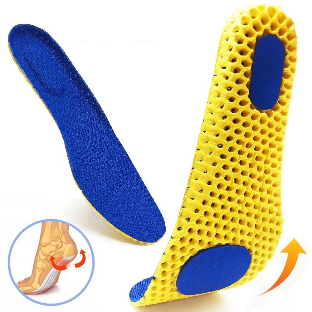 Memory Foam Arch Support Insoles Breathable Cushion Shoe Inserts For Running And Daily Comfort 0