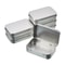 Metal Mini Storage Tin Boxes With Hinged Lids Small Organizer Containers 6 Pack 6