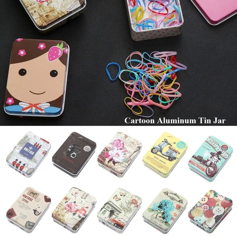 Aluminum Candle Tin Jar Refillable Cosmetic Storage Container With Lid 2