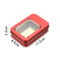Rectangular Metal Jewelry Storage Tin Box With Clear Window Lid 3