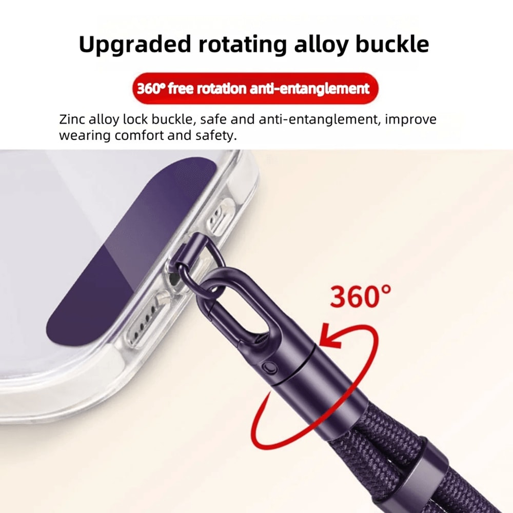 Universal Anti Drop Phone Lanyard Strap Adjustable Crossbody Neck Phone Holder 1