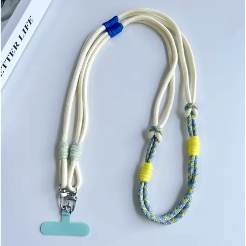 Personalized Double Color Crossbody Phone Lanyard Strap Adjustable Universal Phone Strap 3