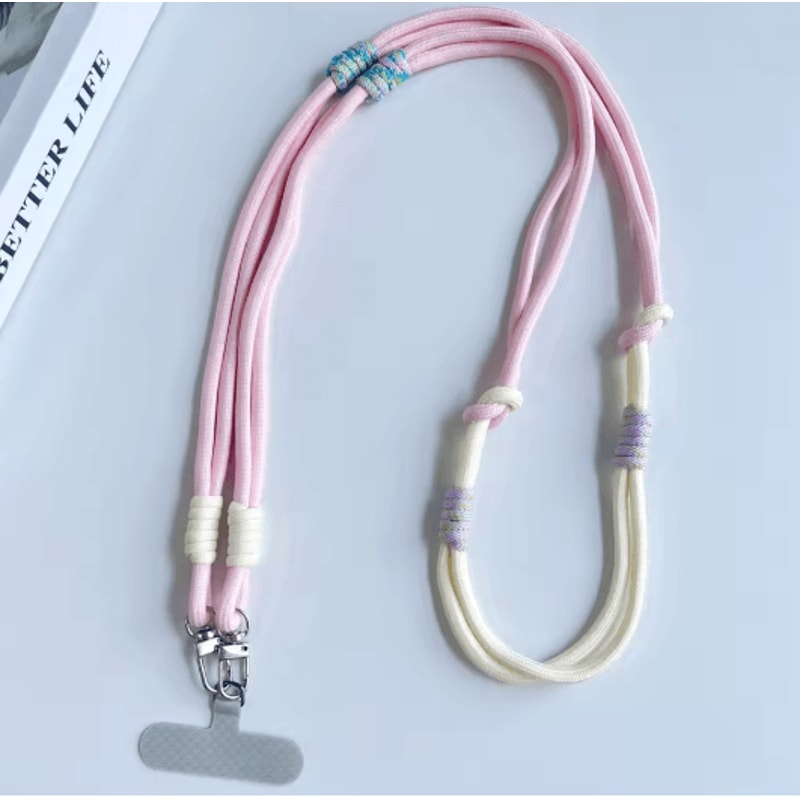Personalized Double Color Crossbody Phone Lanyard Strap Adjustable Universal Phone Strap 5