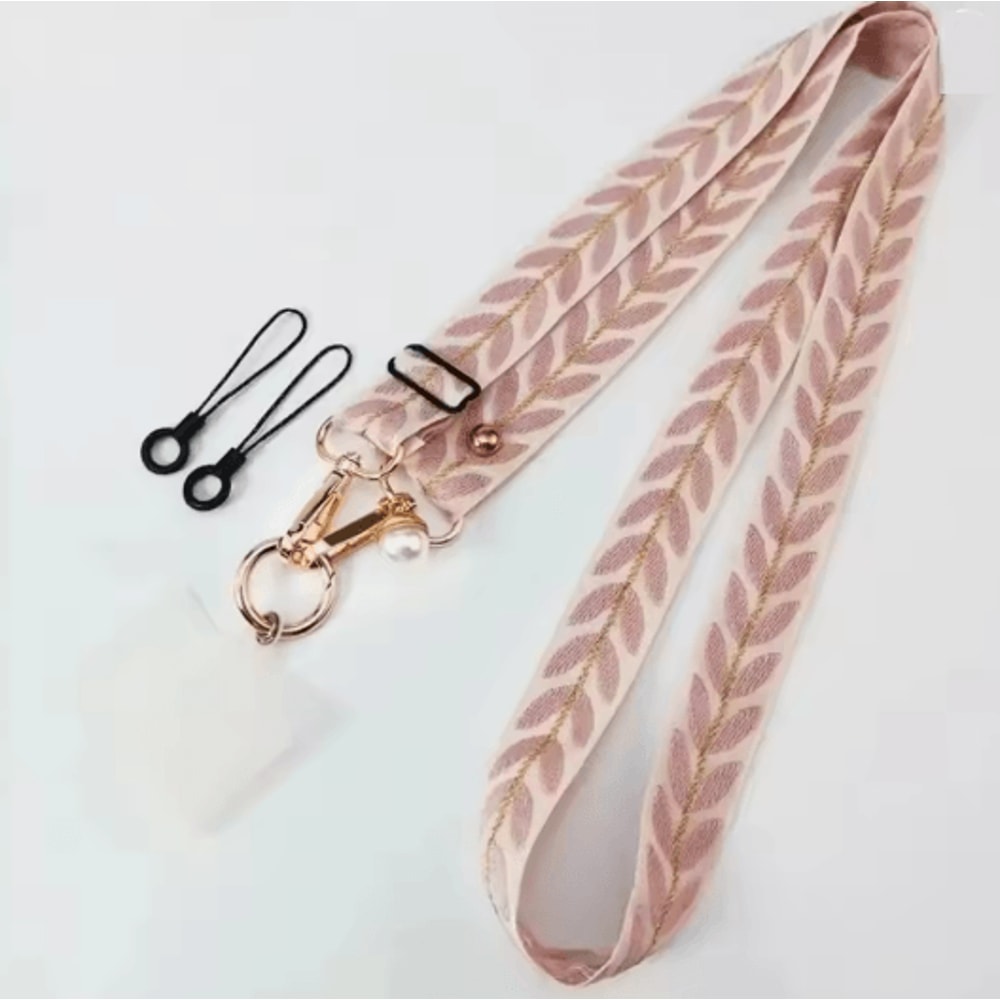 Elegant Pearl Crossbody Phone Lanyard Adjustable Universal Phone Strap 6