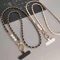 Color Pearl Crossbody Phone Lanyard Stylish Adjustable Universal Phone Strap 1