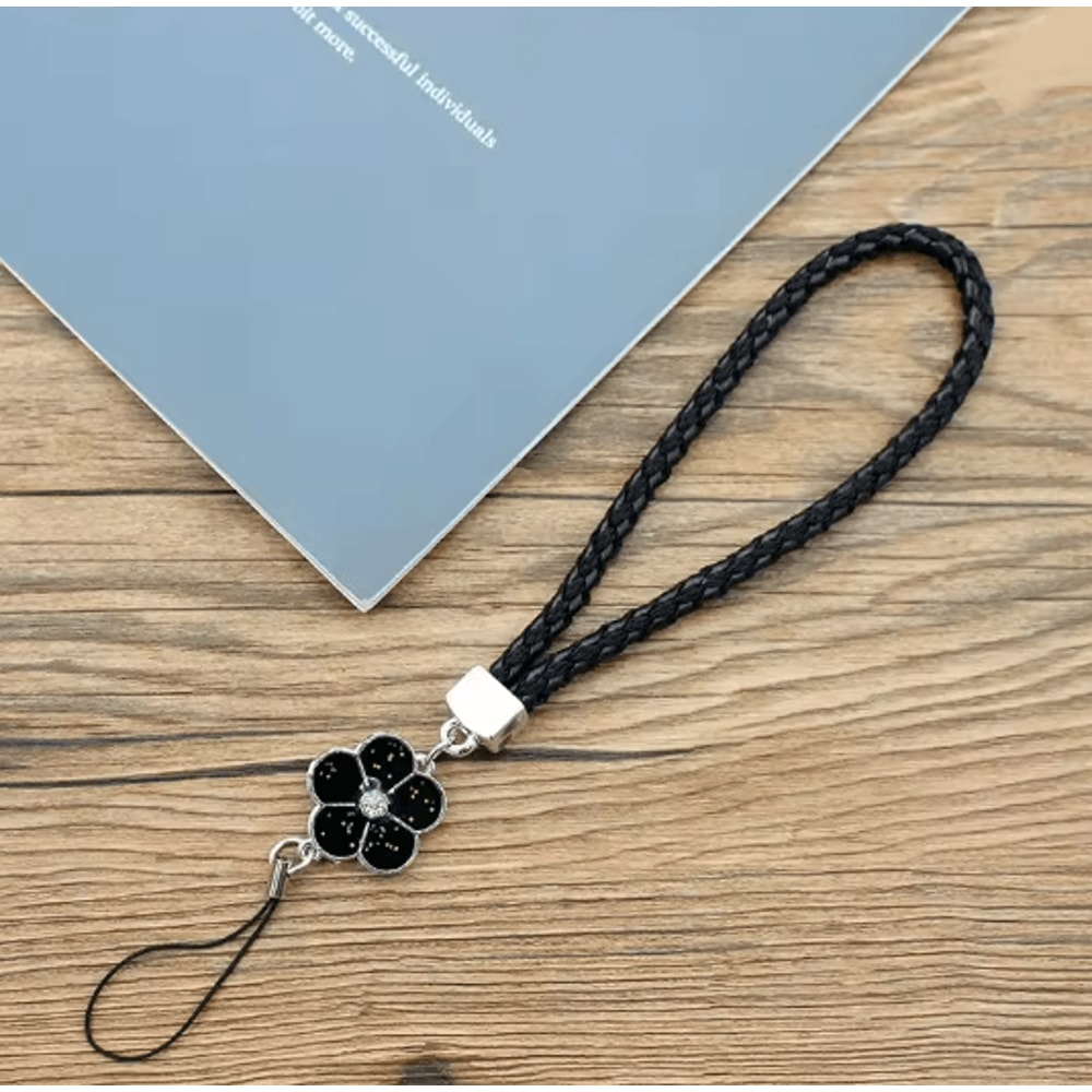Cute Flower Phone Wrist Strap Universal Phone Lanyard Keychain Strap 4