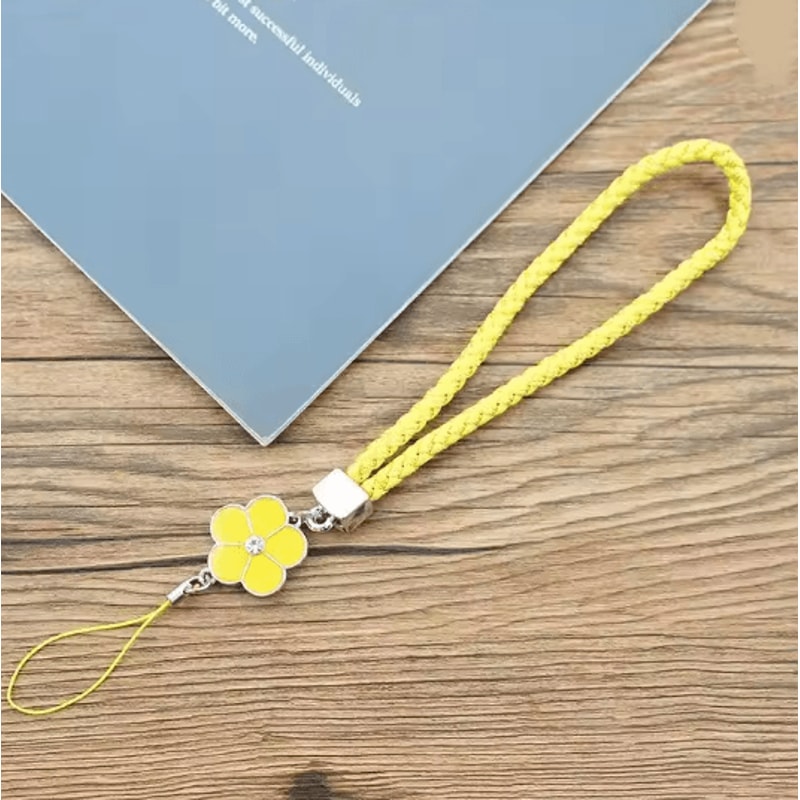 Cute Flower Phone Wrist Strap Universal Phone Lanyard Keychain Strap 6