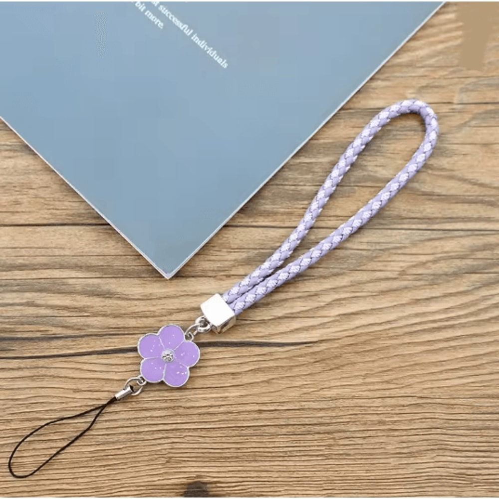 Cute Flower Phone Wrist Strap Universal Phone Lanyard Keychain Strap 9