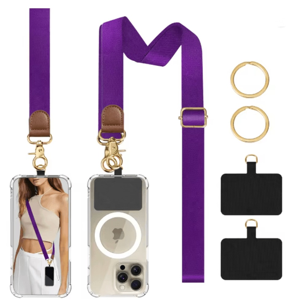 Universal Crossbody Phone Lanyard Adjustable Anti Theft Phone Strap 10