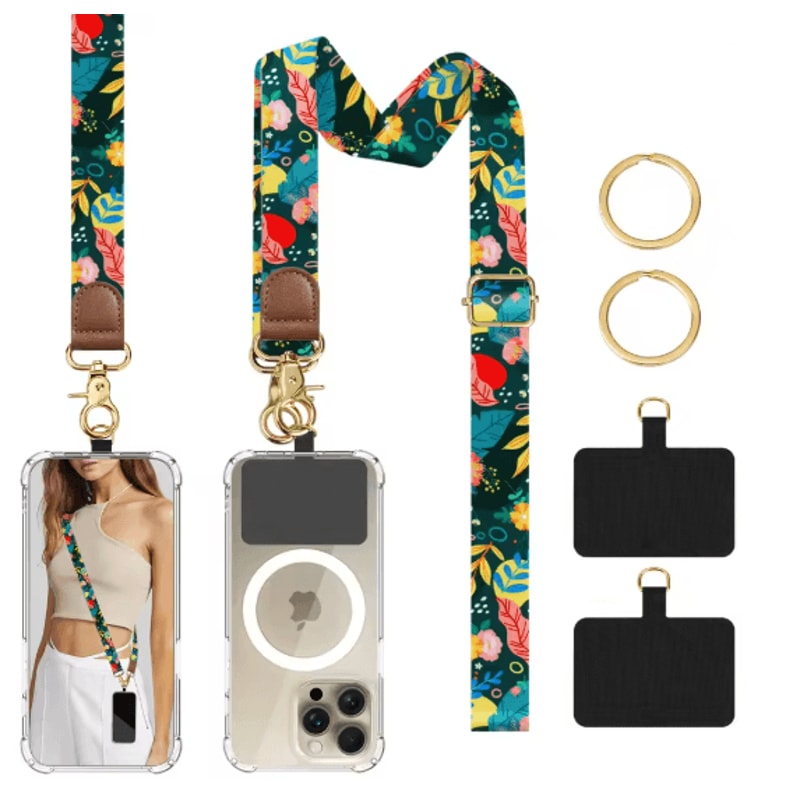 Universal Crossbody Phone Lanyard Adjustable Anti Theft Phone Strap 5