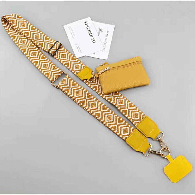 Crossbody Phone Lanyard Wallet Strap Adjustable Phone Strap With Coin Pouch 2