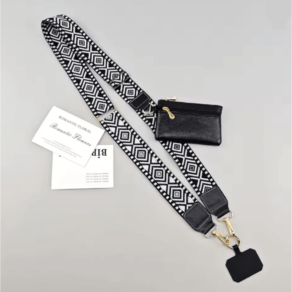 Crossbody Phone Lanyard Wallet Strap Adjustable Phone Strap With Coin Pouch 3