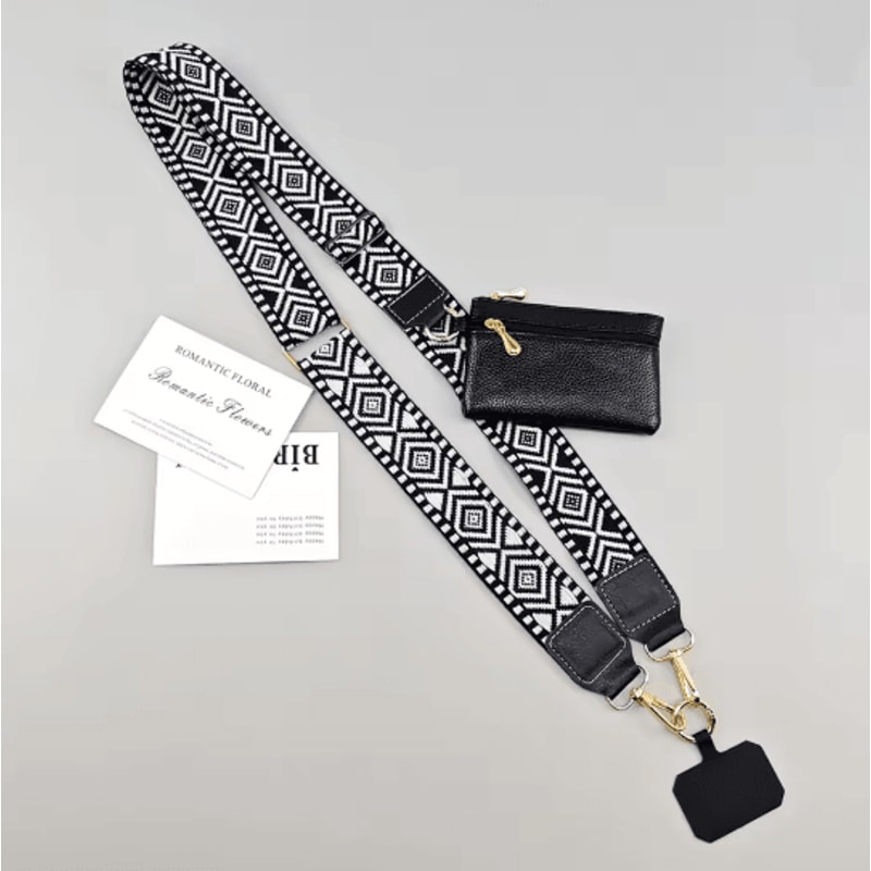 Crossbody Phone Lanyard Wallet Strap Adjustable Phone Strap With Coin Pouch 3