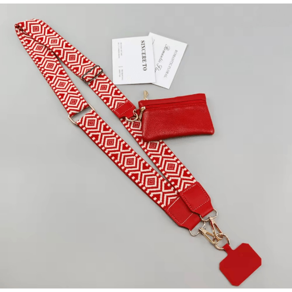 Crossbody Phone Lanyard Wallet Strap Adjustable Phone Strap With Coin Pouch 6