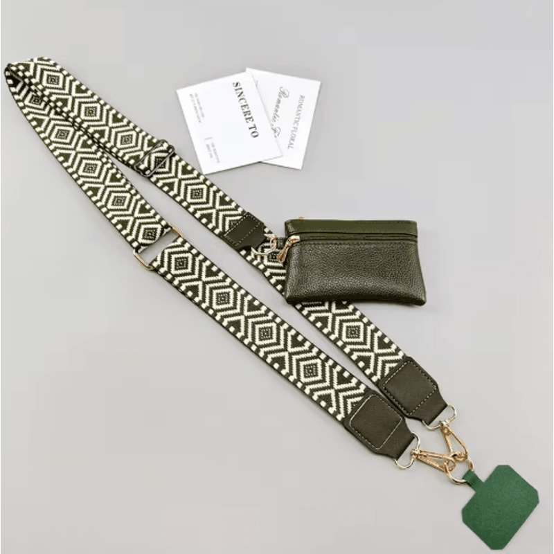 Crossbody Phone Lanyard Wallet Strap Adjustable Phone Strap With Coin Pouch 7