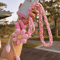 Floral Braided Crossbody Phone Lanyard Adjustable Universal Phone Strap 1