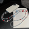 Cute Strawberry Beaded Crossbody Phone Charm Strap 1