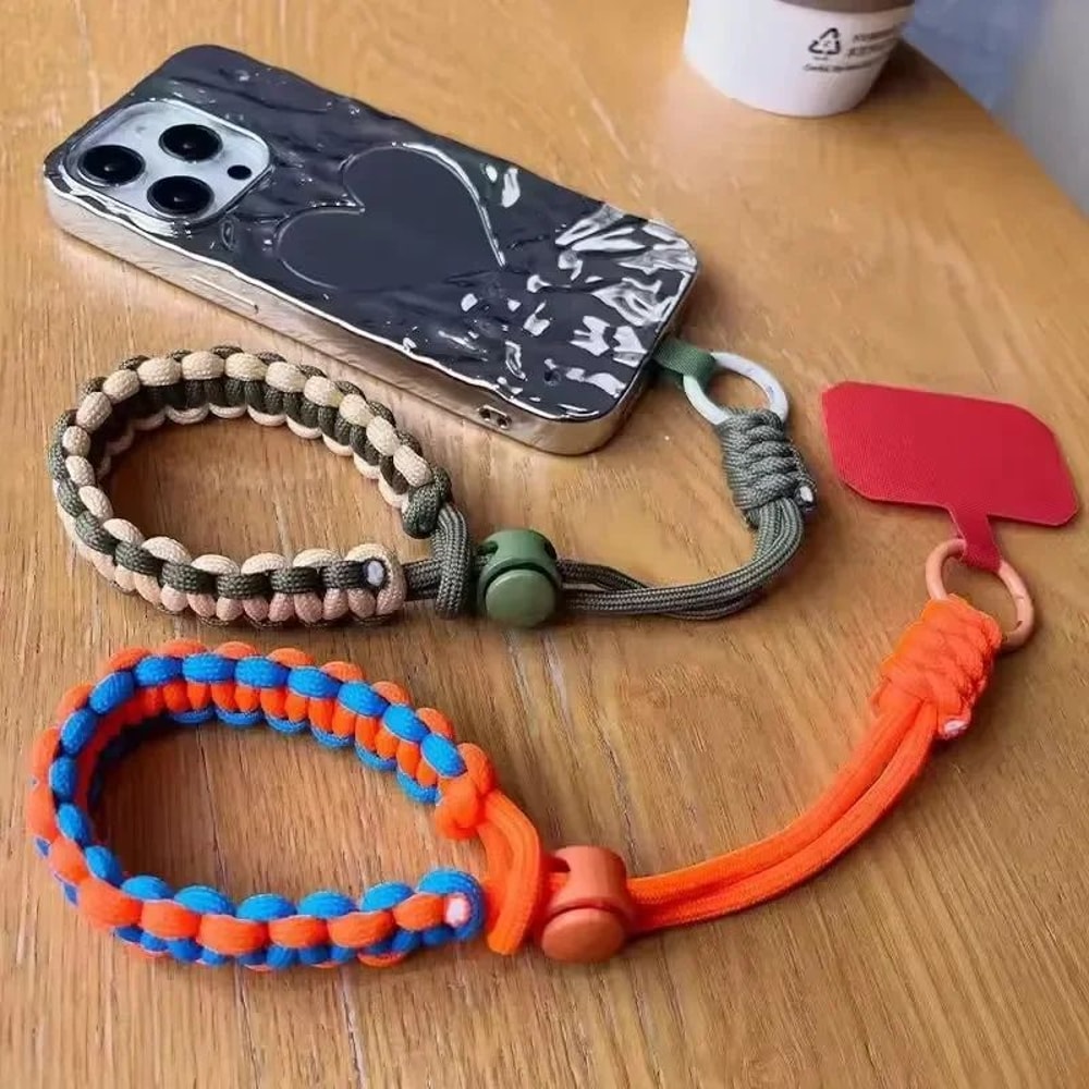 Handwoven Phone Wrist Strap Universal Anti Drop Mobile Lanyard 2