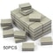 Mini Nail File Blocks Double Sided Sponge Nail Buffer Set 50 Pack 7