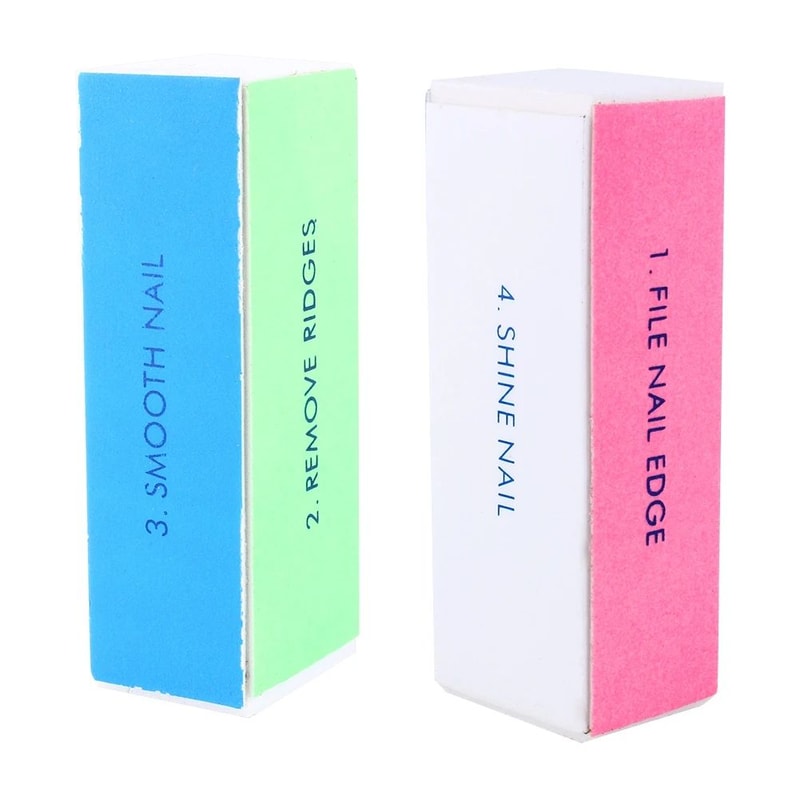 4 Way Nail Buffer Block Professional Nail Polishing And Shine Buffer 5
