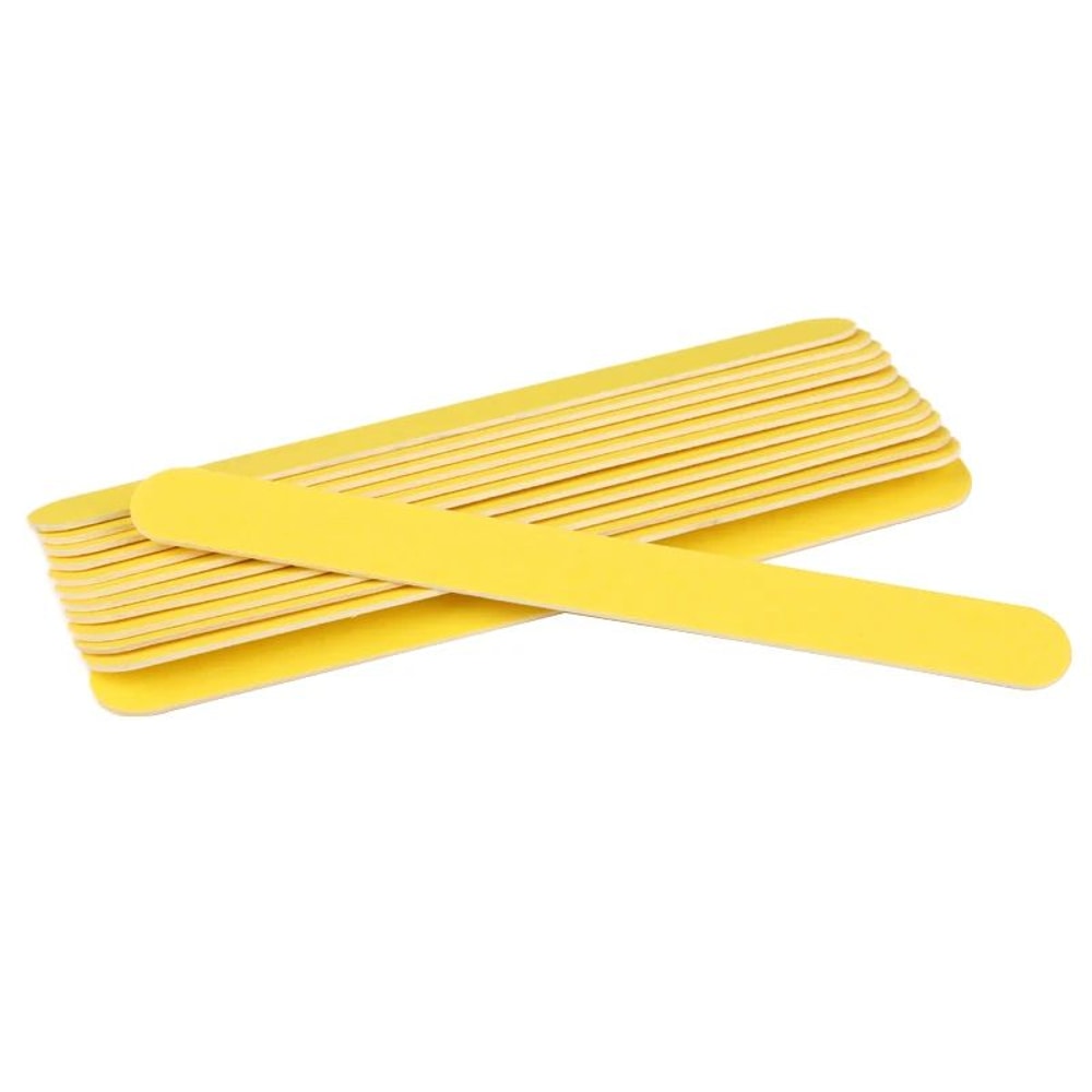 Wooden Nail Files Professional Manicure Pedicure Sanding File Set 20 Pack 13