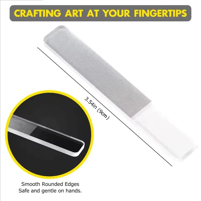 Glass Nail File And Nano Nail Buffer Crystal Shine Polisher 2