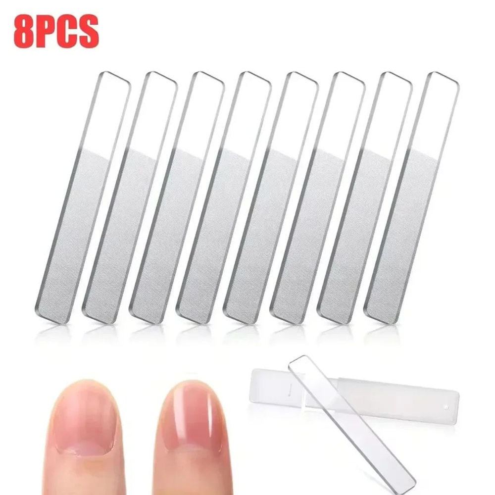 Glass Nail File And Nano Nail Buffer Crystal Shine Polisher 7