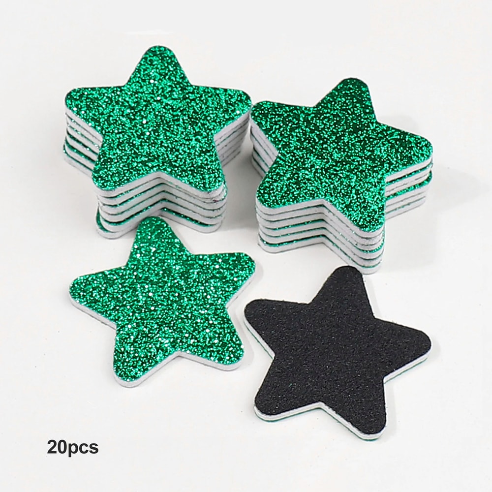 Christmas Nail Files Professional Manicure Pedicure Nail Art File Set 20 Pack 7