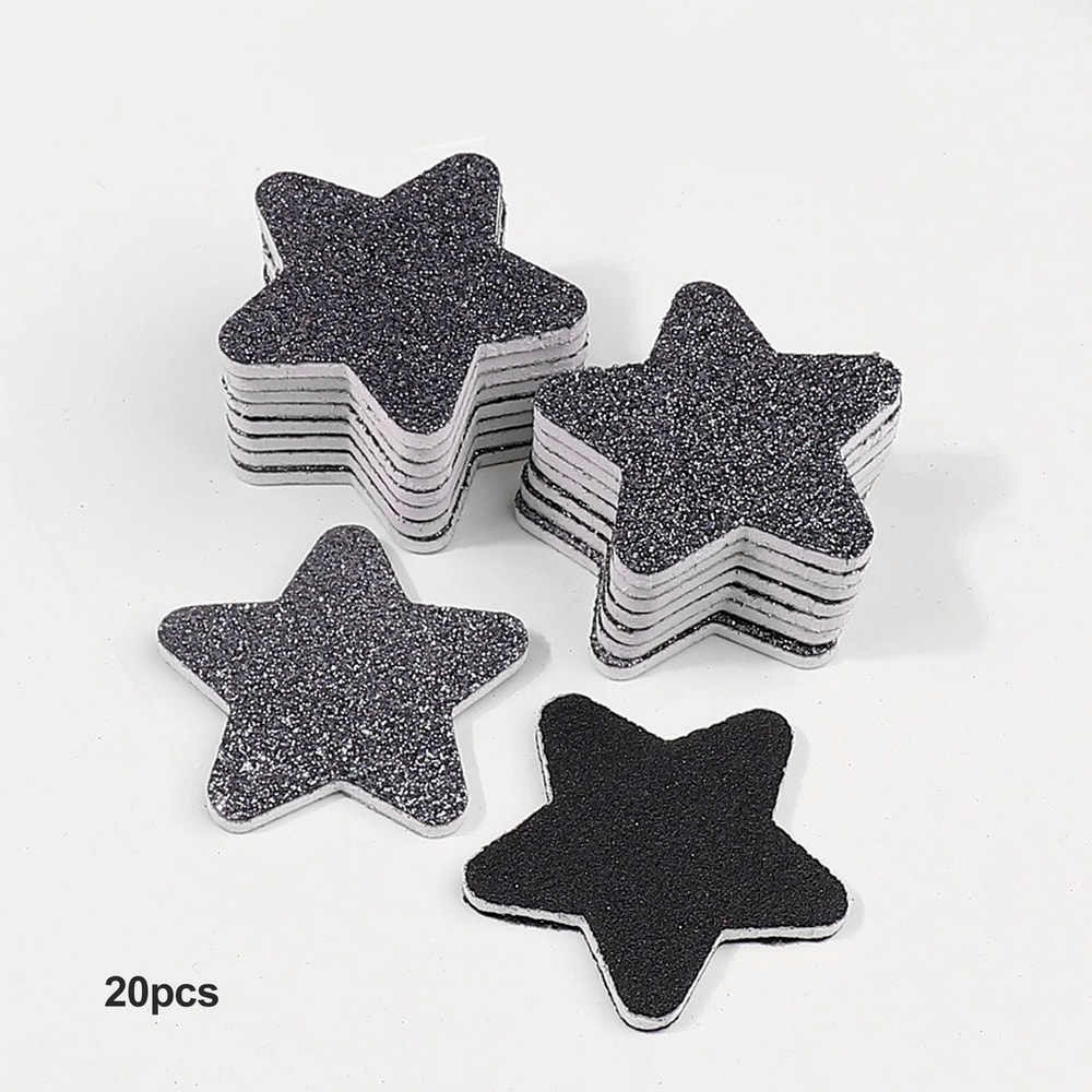 Christmas Nail Files Professional Manicure Pedicure Nail Art File Set 20 Pack 8