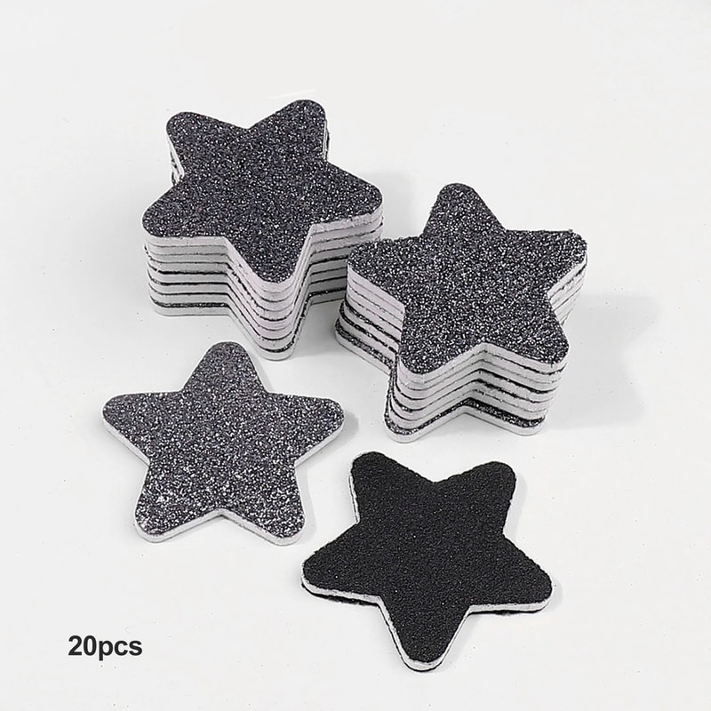 Christmas Nail Files Professional Manicure Pedicure Nail Art File Set 20 Pack 8