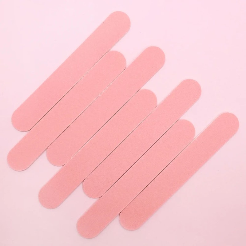 Wooden Nail Files Professional Manicure Nail Buffer Sticks 100 Pack 2