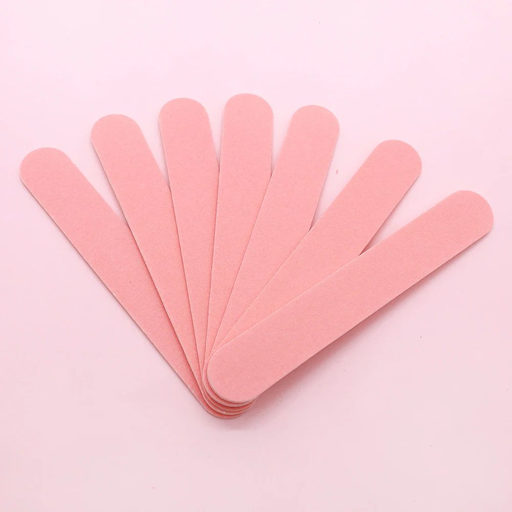Wooden Nail Files Professional Manicure Nail Buffer Sticks 100 Pack 3