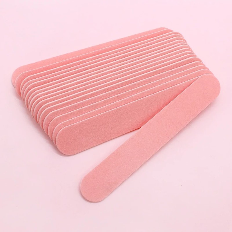 Wooden Nail Files Professional Manicure Nail Buffer Sticks 100 Pack 4