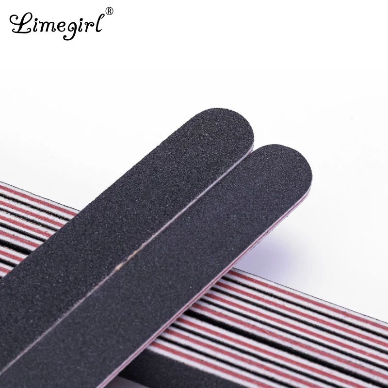 Professional Nail File 100 180 Grit Double Sided Manicure Nail Buffer 1
