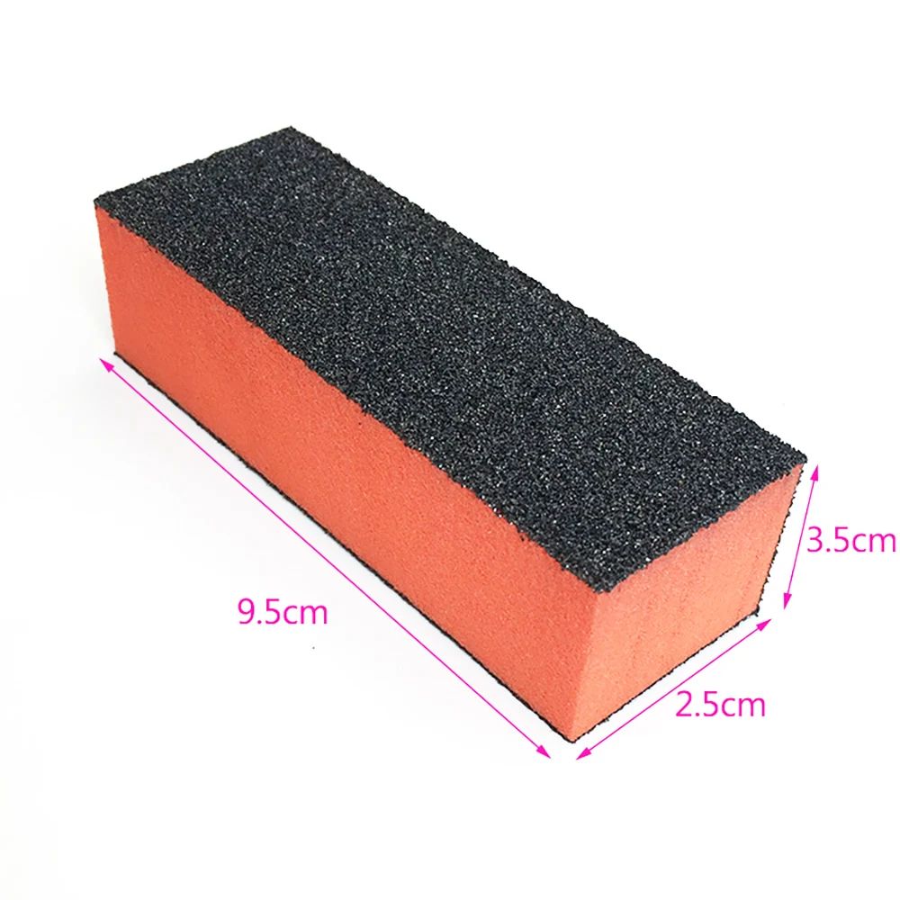 Sponge Nail Buffer Blocks 3 Way Nail Polishing Manicure Set 100 Pack 4