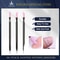 Double End Quartz Cuticle Pusher Nail Dead Skin Remover Tool 2