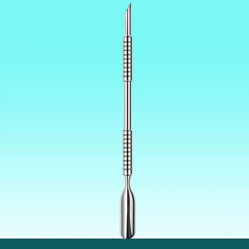 Stainless Steel Cuticle Pusher Double End Manicure Nail Tool 8