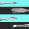 Stainless Steel Cuticle Pusher Double End Manicure Nail Tool 2