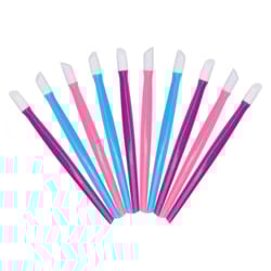 silicone cuticle pushers manicure dead skin remover nail tools 10 pack