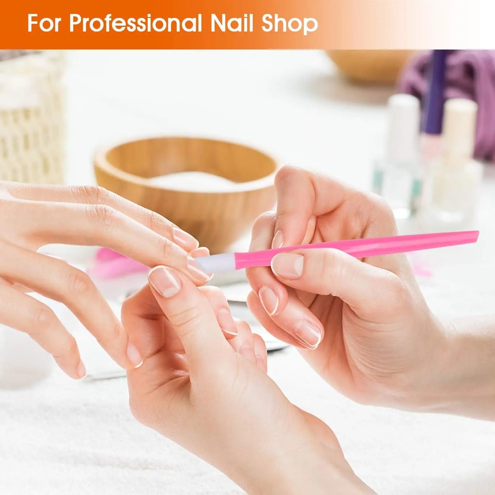 Silicone Cuticle Pushers Manicure Dead Skin Remover Nail Tools 10 Pack 3