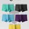 Mens Polyester Boxer Shorts Breathable Comfortable Underwear 5 Pack 0