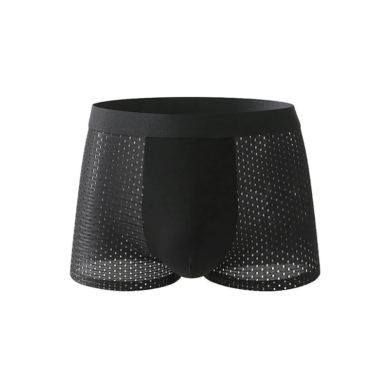 Mens Ice Silk Mesh Boxer Shorts Breathable Cooling Underwear 8 Pack 1