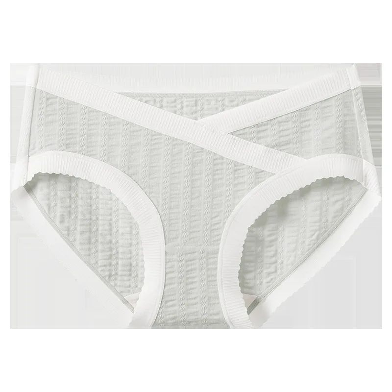 Ice Silk Maternity Panties Breathable Mid Waist Pregnancy Underwear 8