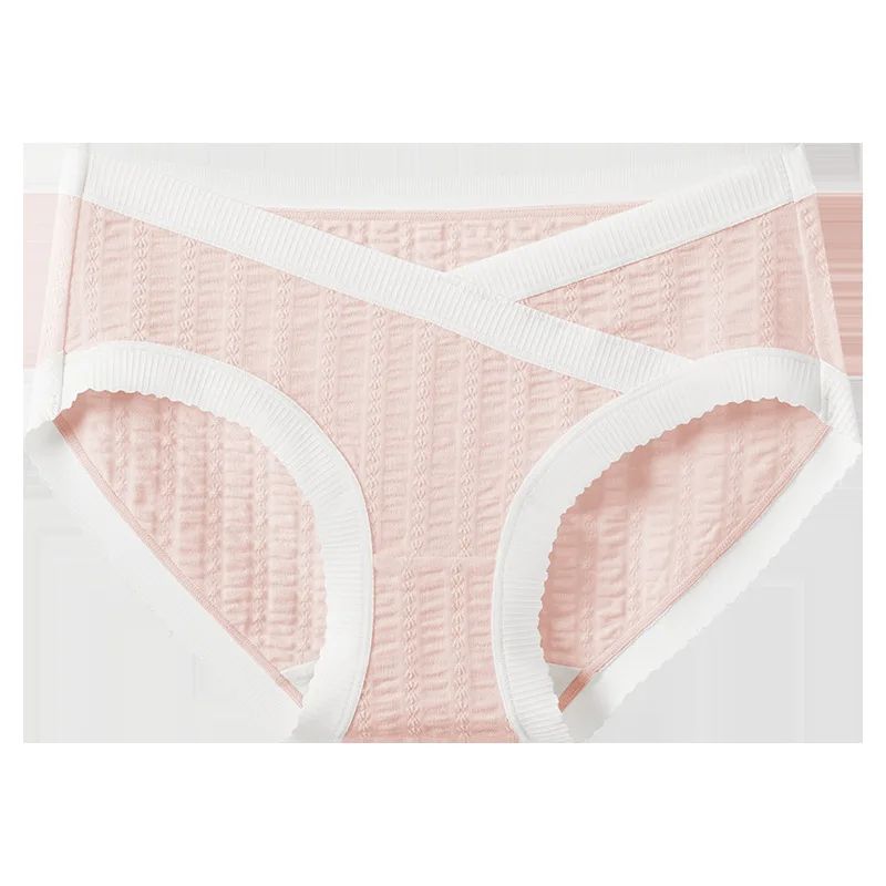 Ice Silk Maternity Panties Breathable Mid Waist Pregnancy Underwear 9