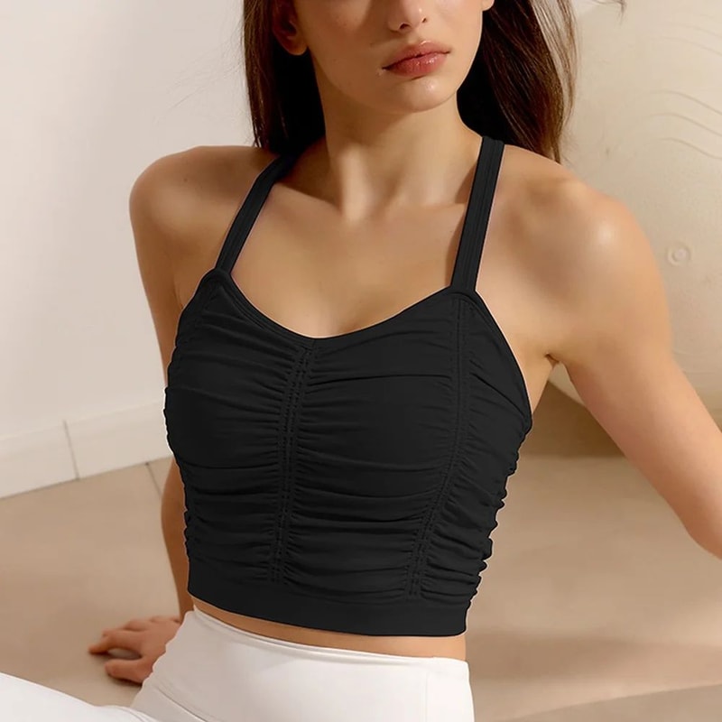 CloudRise Seamless Sports Bra Crop Top For Women Workout And Yoga 8