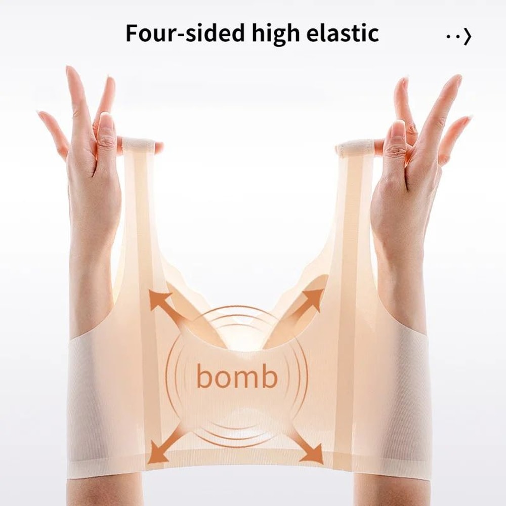 AirSilk Strapless Tube Bra Seamless Breathable Support For Women 3