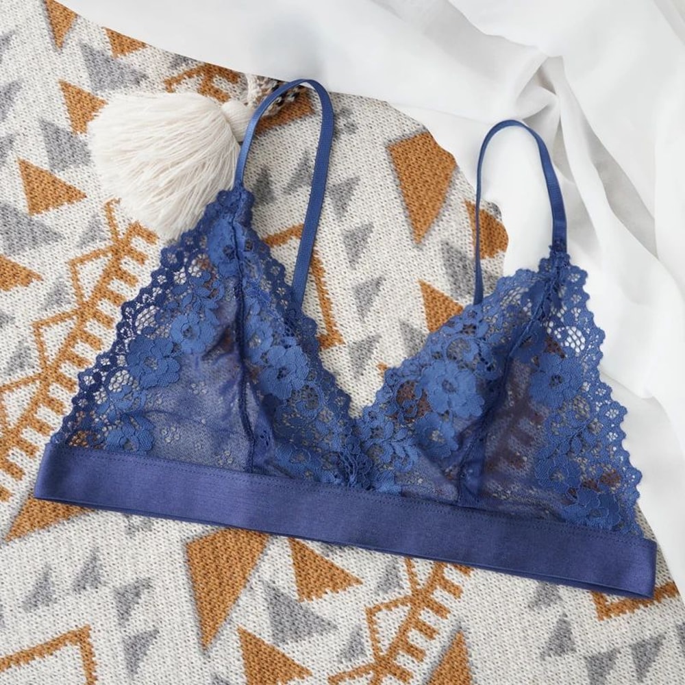 LaceElegance Sheer Lace Bralette Soft Unlined Sexy Bra For Women 7