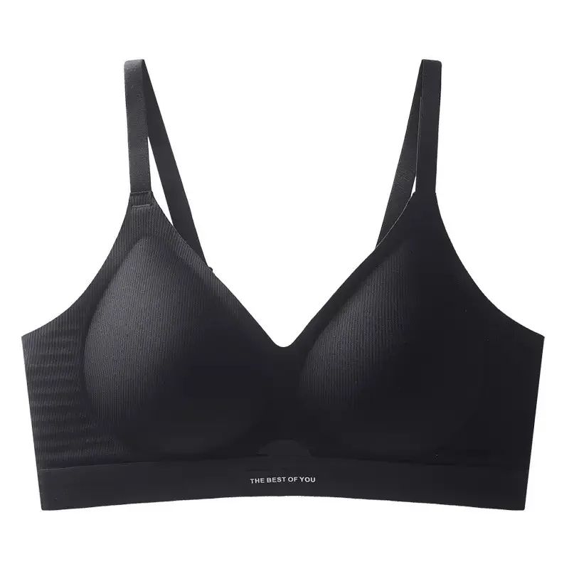 FlexComfort Seamless Sports Bra Soft Support Wireless Workout Bra 6