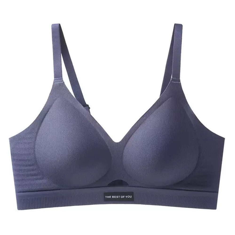 FlexComfort Seamless Sports Bra Soft Support Wireless Workout Bra 7