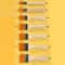 ProArt 7 Piece Flat Paint Brush Set Soft Nylon Precision Brushes 3